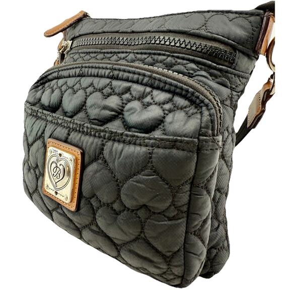 BRIGHTON HEART to HEART KALLISTA QUILTED MicroFiber Organizer Crossbody Bag - Picture 4 of 16